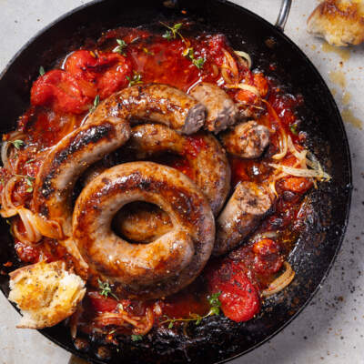 Grabouw boerewors with tomato smoor