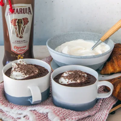 Amarula cinnamon hot chocolate