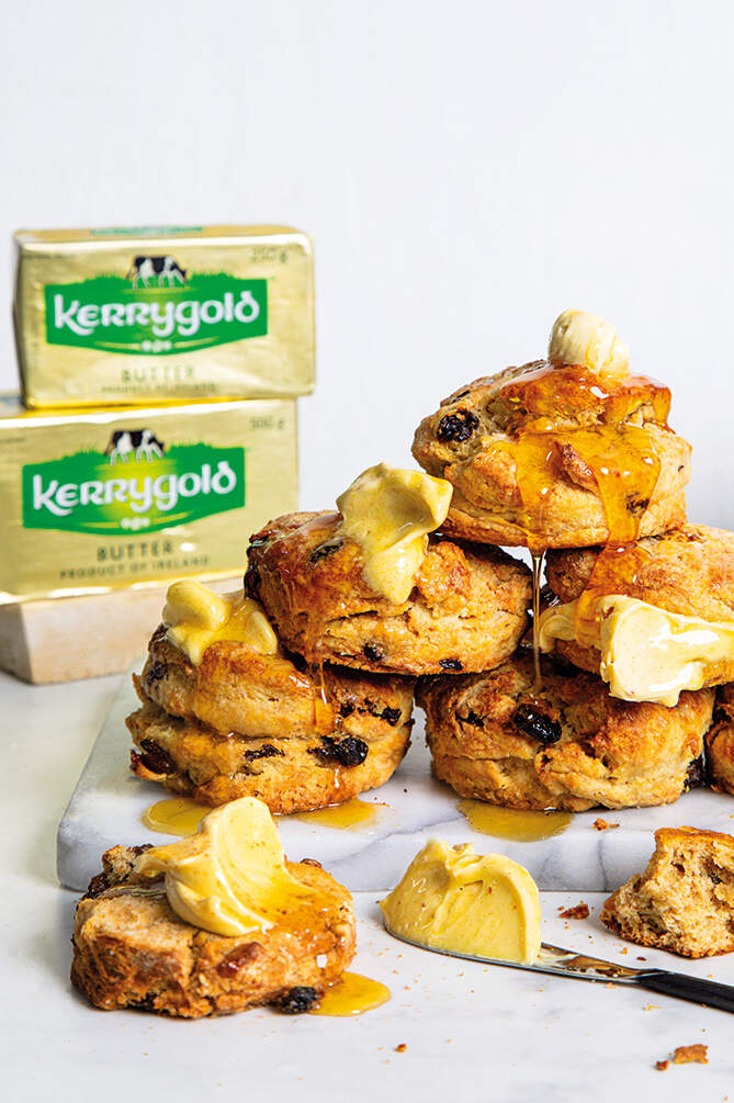 Hot cross scones & whipped butter recipe | Woolworths TASTE