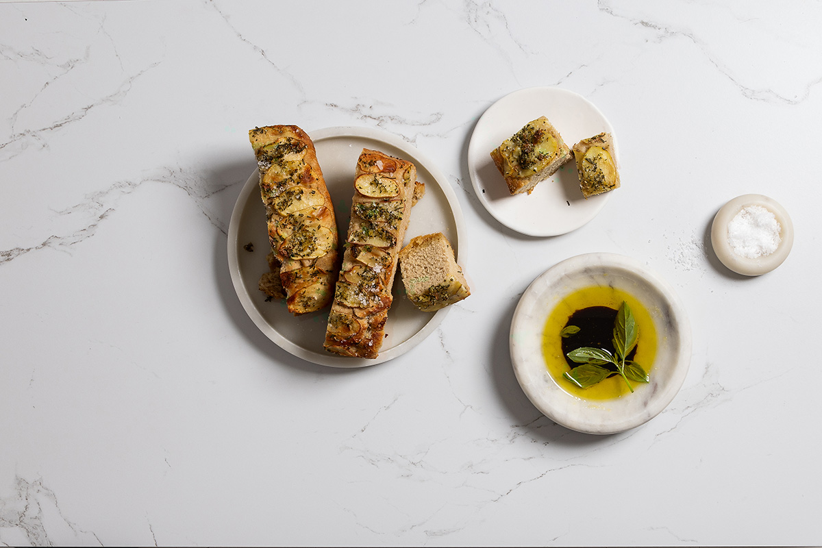 Potato-topped focaccia | Woolworths TASTE
