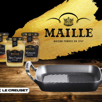 Win a Maille Mustard hamper including a Le Creuset grill worth R3 500