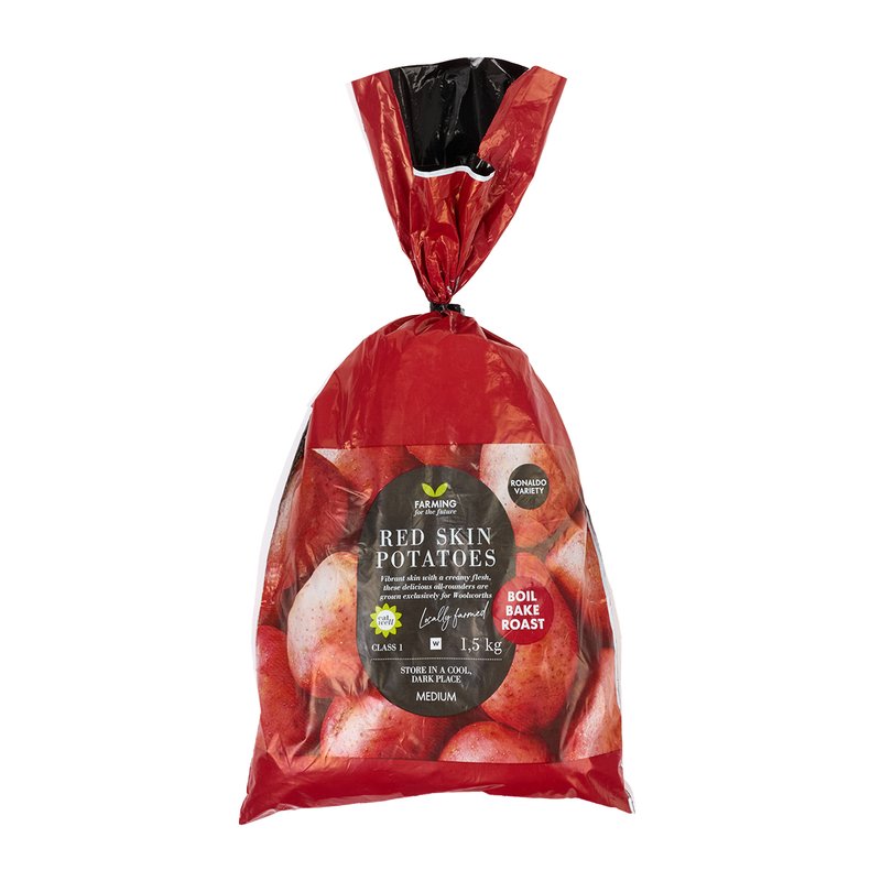 Red skin potatoes packshot
