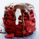 Fresh strawberry turkish delight with melting chocolate and yoghurt recipe