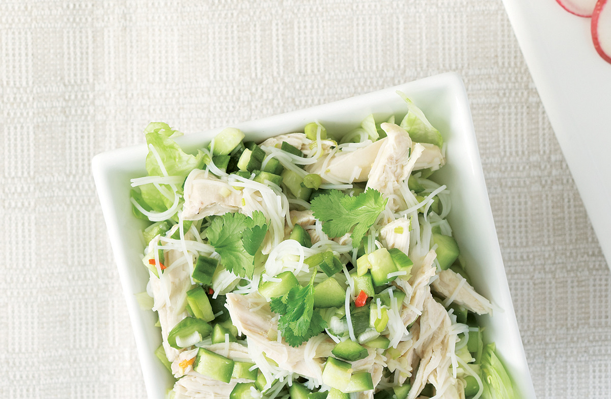 Thai Cucumber Pickle & Rice Noodle Salad recipe | TASTE