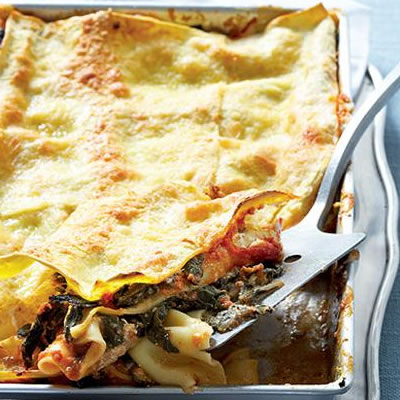 Goat’s cheese and spinach bake | Woolworths TASTE