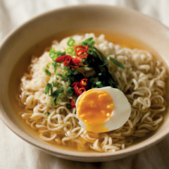 Egg noodle soup