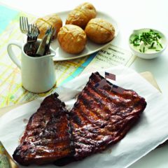 American barbeque ribs