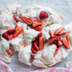 Strawberry-and-cream pavlova recipe