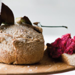 Spelt bread with beetroot hummus recipe