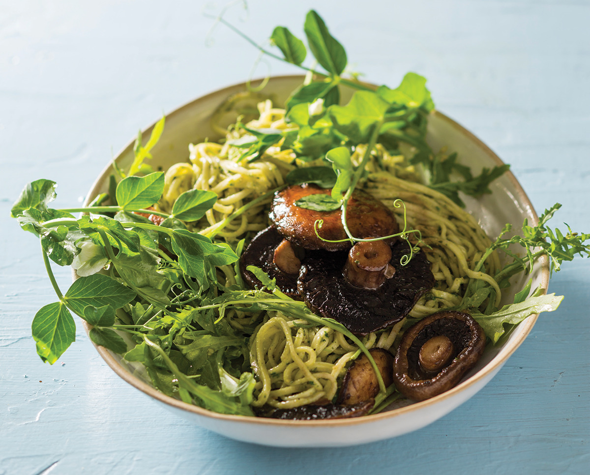 Tarragon-infused brown mushroom pasta | Woolworths TASTE