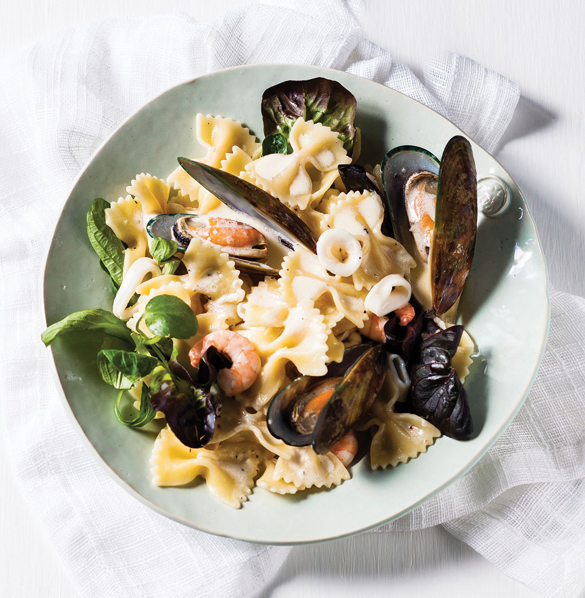 Seafood pasta salad recipe