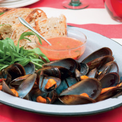 Mussels with tomato vinaigrette