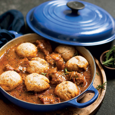 Oxtail stew with dumplings