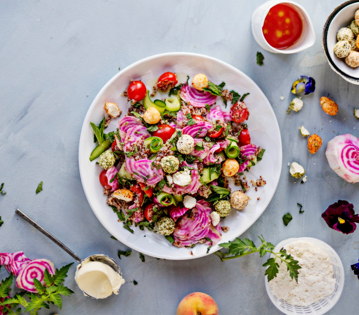 Summer Tomato, Beetroot & Salad Recipe | Woolworths TASTE