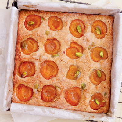 Apricot-and-almond slices