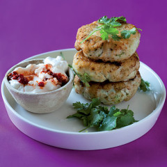 Asian fish cakes with chilli mayonnaise