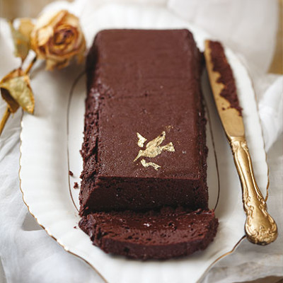 Baked chocolate pate