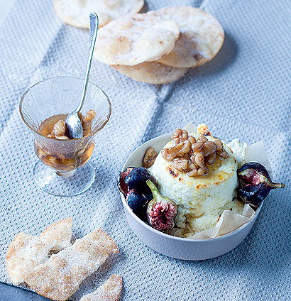 Baked ricotta with nutmeg sugar-dusted breads | Woolworths TASTE