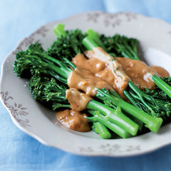 Broccoli with Asian dressing