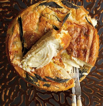 Chicory and gorgonzola cake | Woolworths TASTE