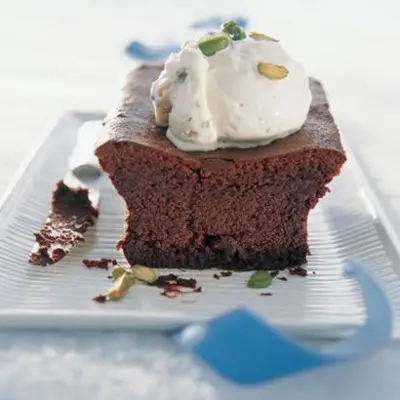 Chocolate Cake With Pistachio Ice Cream Woolworths Taste