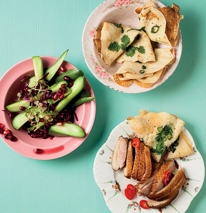 Crispy five-spiced duck pancakes | Woolworths TASTE