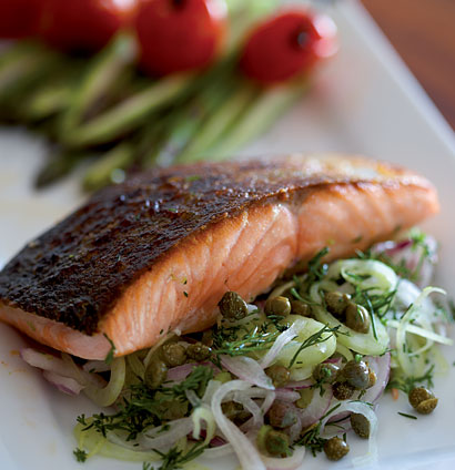 Crispy-skinned salmon | Woolworths TASTE