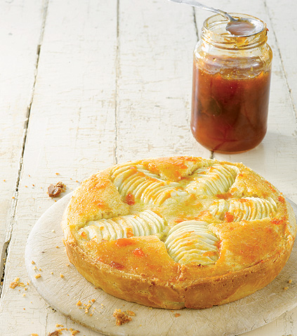 Frangipane apple tart with apricot glaze | Woolworths TASTE