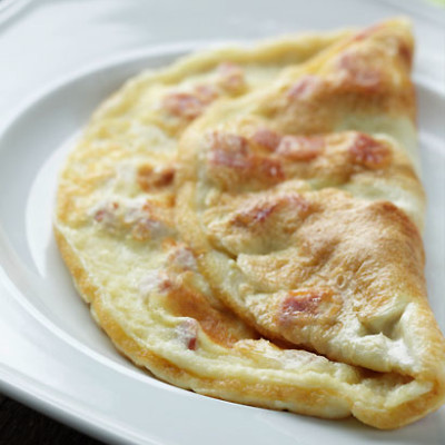 French folded omelette