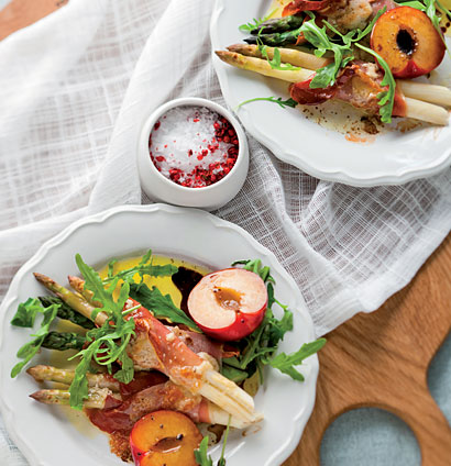 Fresh asparagus in parma ham gratin recipe | WW TASTE