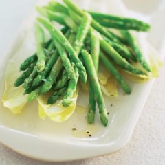 Fresh asparagus salad