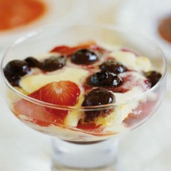 Fresh berry trifle