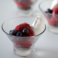 Frozen berry dessert