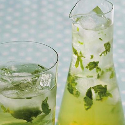 Ginger and mint sparkling mules