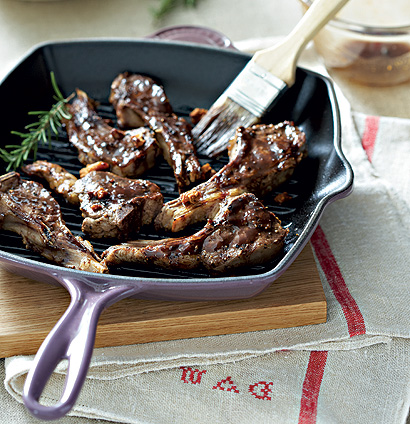Glazed seared lamb chops recipe | Woolworths TASTE