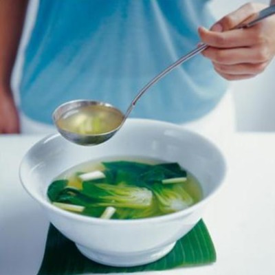 Green-leaf soup