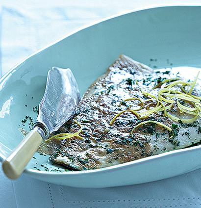 Grilled fish, anchovy & garlic butter recipe | WW TASTE