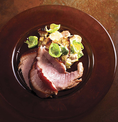 Honey gammon & taleggio tartflette recipe | Woolworths TASTE