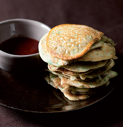 Japanese mushroom pancakes & dipping sauce recipe | TASTE