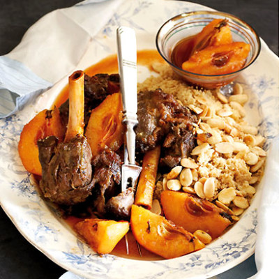 Lamb and quince tagine with saffron