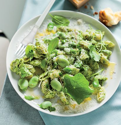 Nasturtium and Wild Sorrel Pesto Pasta Recipe | TASTE
