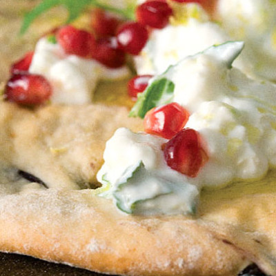 Olive, thyme and chilli flatbread