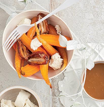 Organic Carrot Salad & Rose Water Caramel Dressing | TASTE