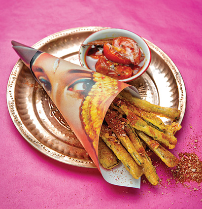 Pakoras with tomato and cinnamon chutney | Woolworths TASTE