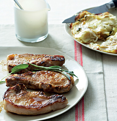 Pan grilled pork clearance chops