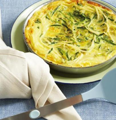 Pasta and Green Marrow Frittata recipe | Woolworths TASTE