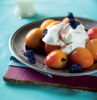 Poached Peaches in Rose Syrup recipe | Woolworths TASTE