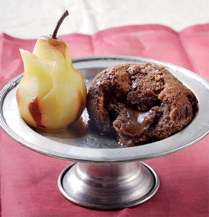 Pocket-Friendly Pear & Chocolate Molten Puddings Recipe | TASTE