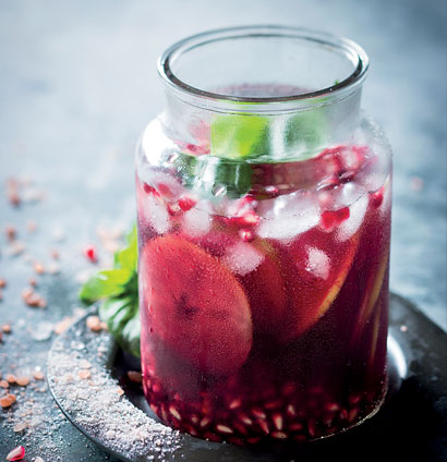 Pomegranate-and-red-apple sangria | Woolworths TASTE