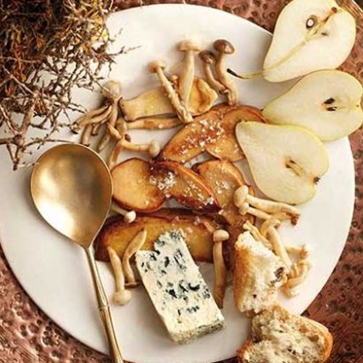 Porcini mushrooms with gorgonzola